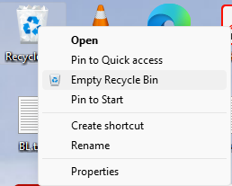 Empty Recycle Bin